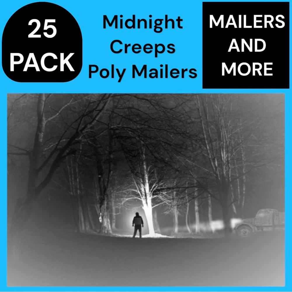 25 10X13 Midnight Creeps Poly Mailers PRICE FIRM Fall - Picture 7 of 15